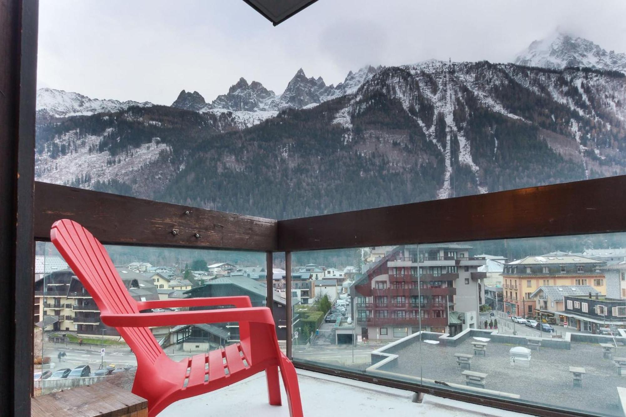 דירות L'Aiguille - Center Of Chamonix - View Mont-Blanc מראה חיצוני תמונה